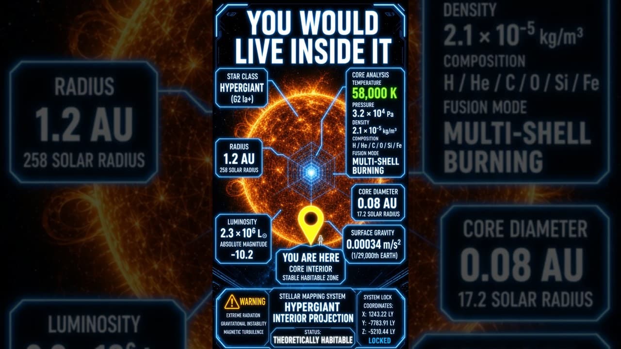The Stars So BIG You'd Live INSIDE Them
