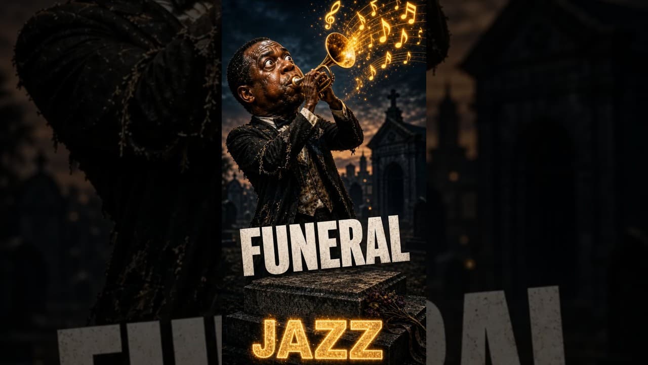 The funeral music that accidentally invented jazz 🎺 #shorts #history #jazz #neworleans #musichistory